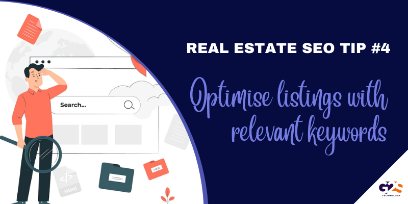 Real Estate SEO Tip - optimise keyword listings