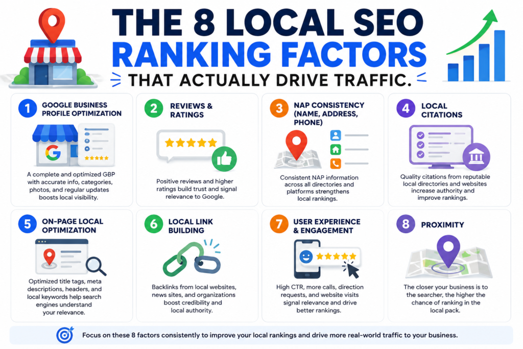 8 Local SEO Ranking Factors 